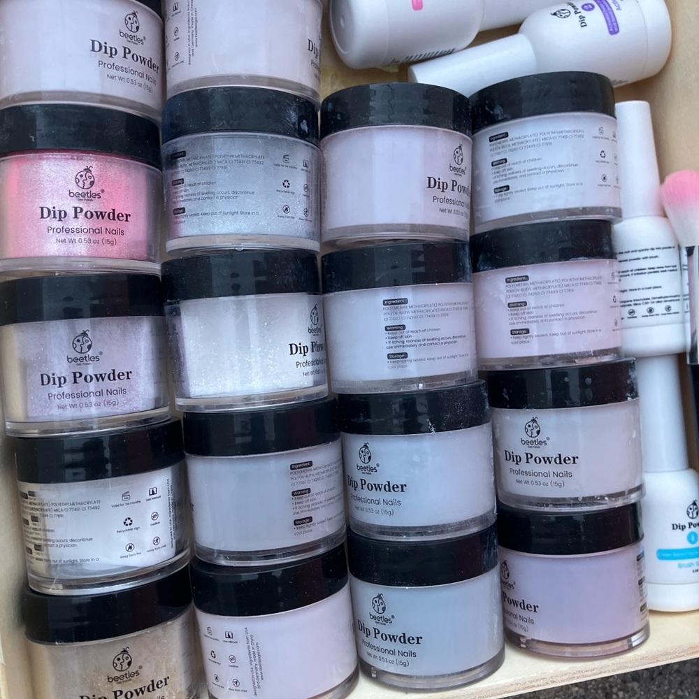 🎈MOVING SALE 🎈Beetles Dip Powder Nail Set 15 colors